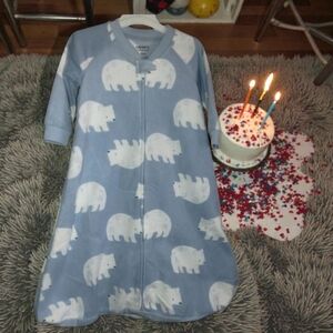 💙💙💙💙💙💙RESELLER SET OF TEN Carter's Blue & White Sleep N' Play Onesie.